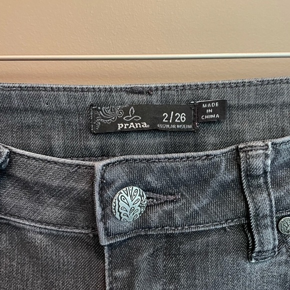 PrAna Jada Jeans Size 2 26 Regular Washed Black - Picture 4 of 8